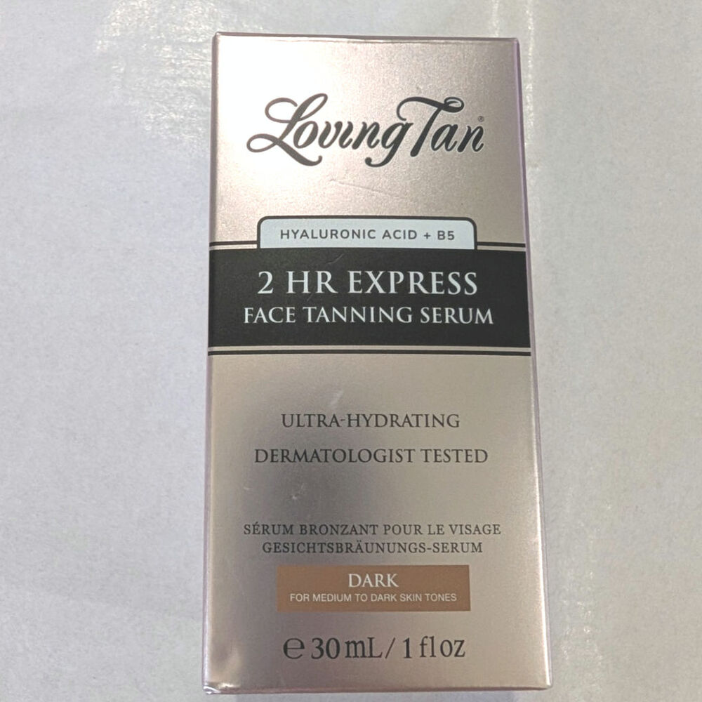 Loving Tan 2 HR Express Face Tanning Serum in the shade Dark 30 ml/1 fl oz - Picture 2 of 5